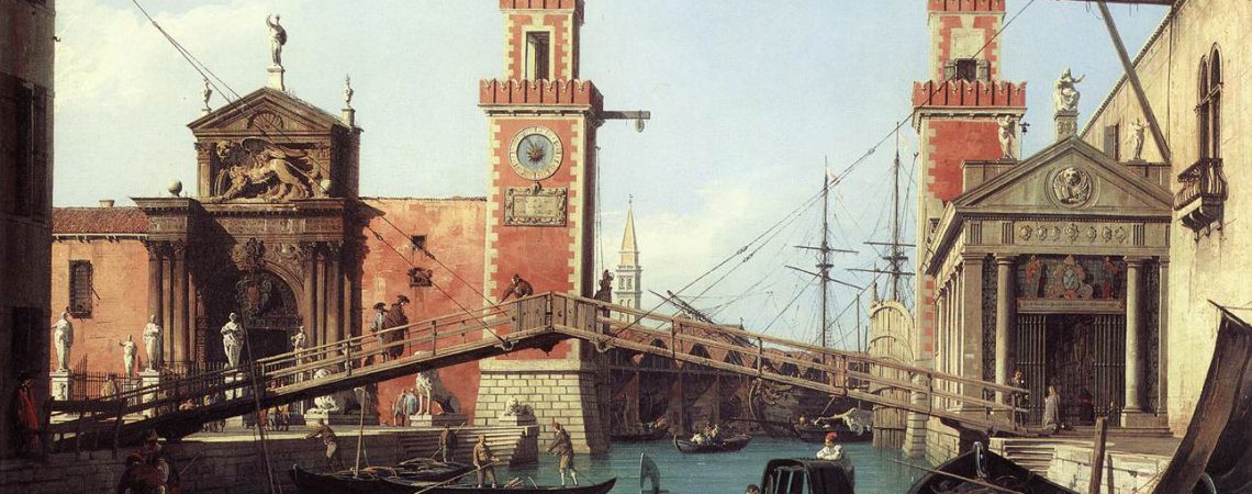 Tableau l'Arsenal de Venise