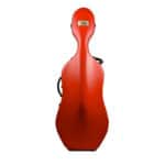 Étui BAM Classic pour violoncelle de couleur rouge