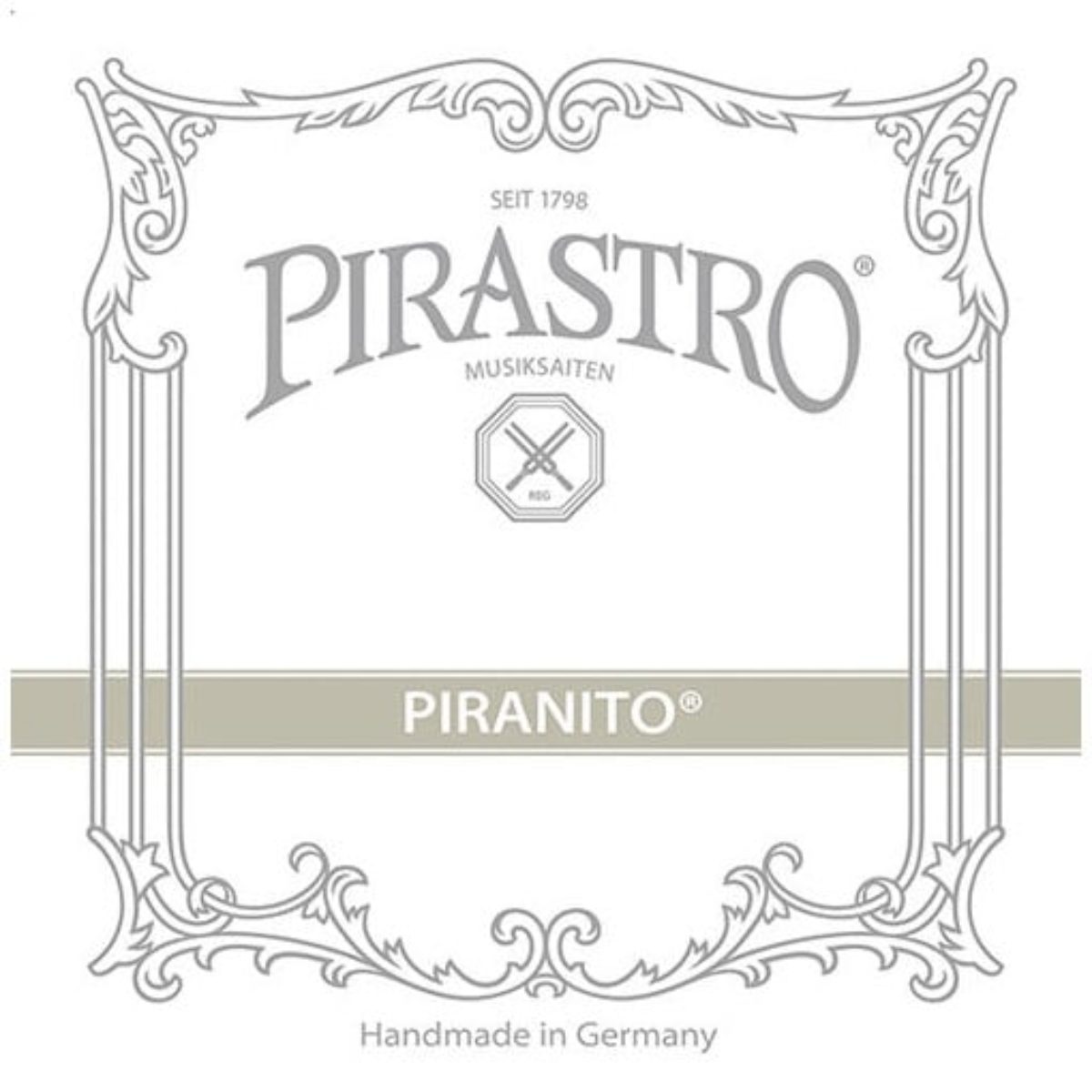 Cello Corde à l'unité Pirastro Piranito Cello D2 Ré acier chromé pour violoncelle 
