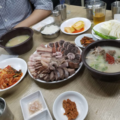Sundae, le boudin de porc coréen