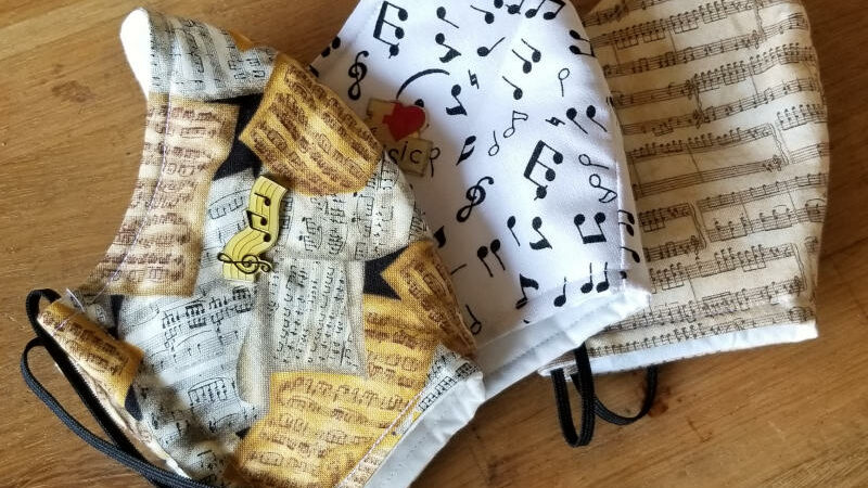 Masques musicaux de protection