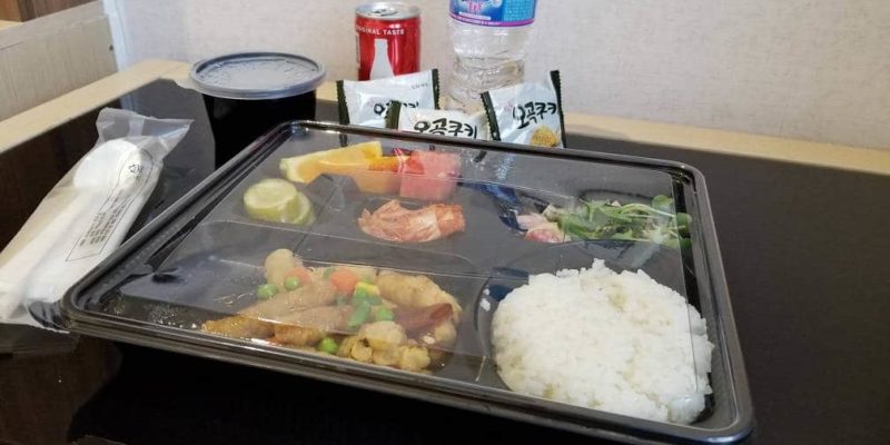 Les repas de la quarantaine en Corée 1