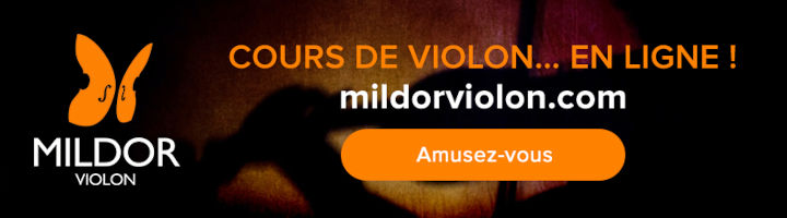 Apprendre le violon en ligne avec Mildor