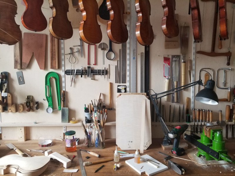 Outils de Luthier pour violon, Kits d'outils de réparation de violon,  visites