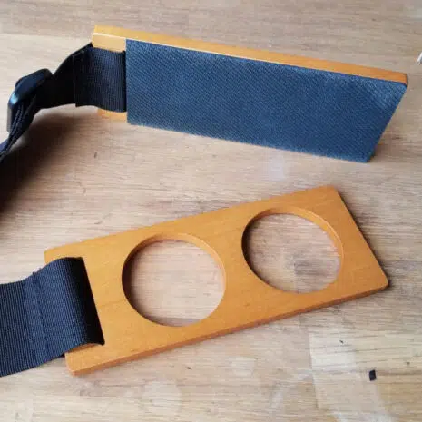 Planche pour pique de violoncelle en érable avec patin antidérapant
