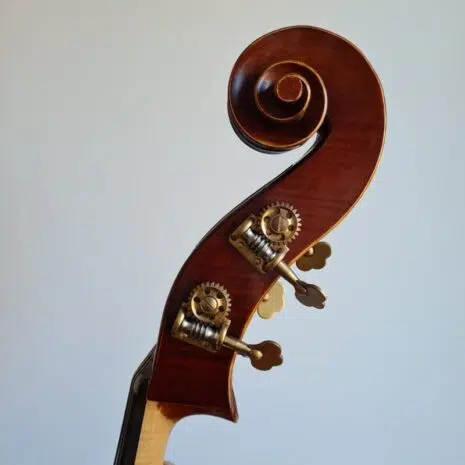 Contrebasse cinq cordes Ioan BUCUR volute