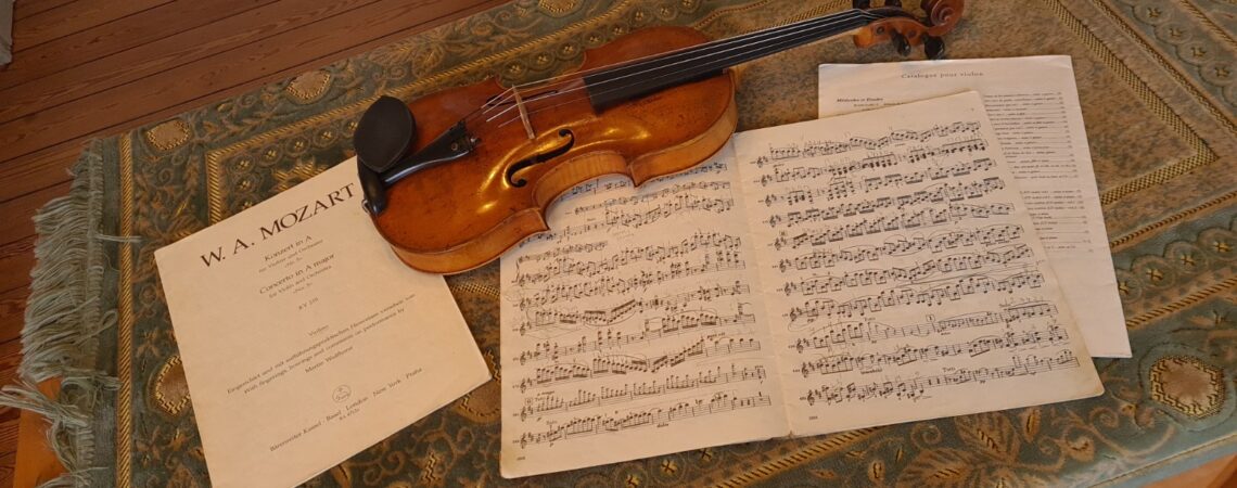 Les notes du violon