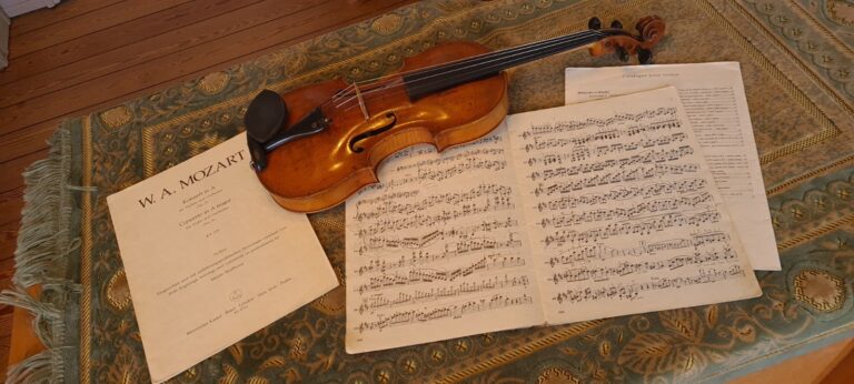 Les notes du violon