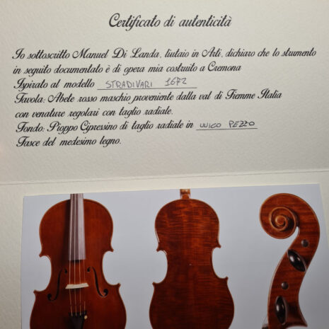 Certificat Alto Manuel Di Landa