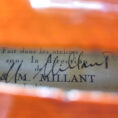 Violon R&M Millant Paris 1944 - Etiquette