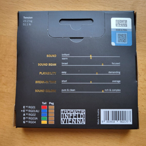 Thomastik Rondo Gold pour violon - Information