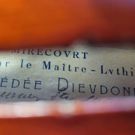 Violon Amédée Dieudonné - Mirecourt - 1941 - étiquette Violon Amédée Dieudonné - Mirecourt - 1941 - étiquette
