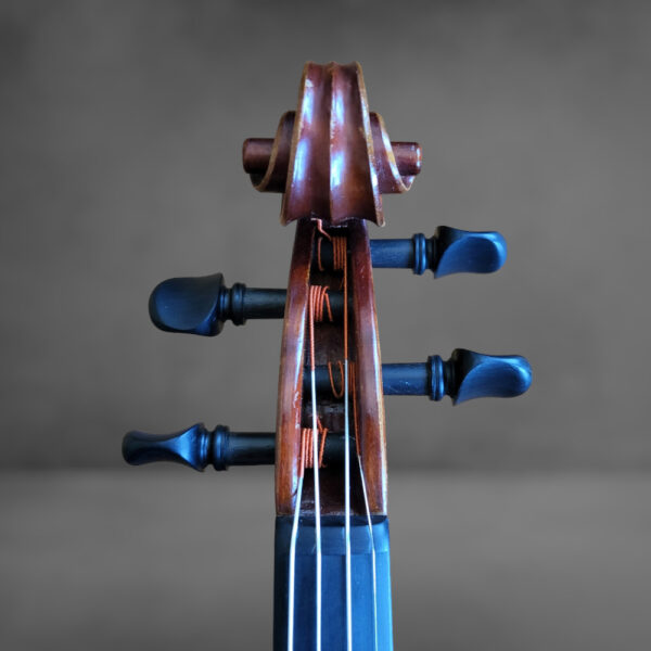 Violon Amédée Dieudonné - Mirecourt - 1941 - volute face Violon Amédée Dieudonné - Mirecourt - 1941 - volute face